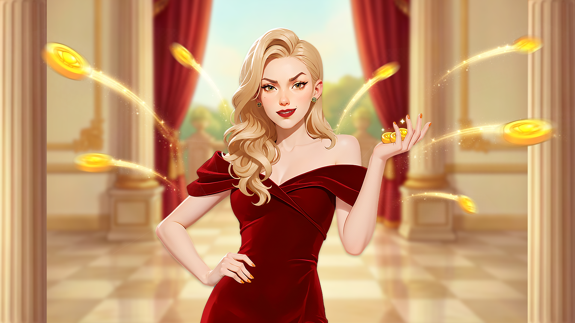 Natalie's Gold Competition event key art
